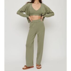 Dynamite matching knit set with cardigan